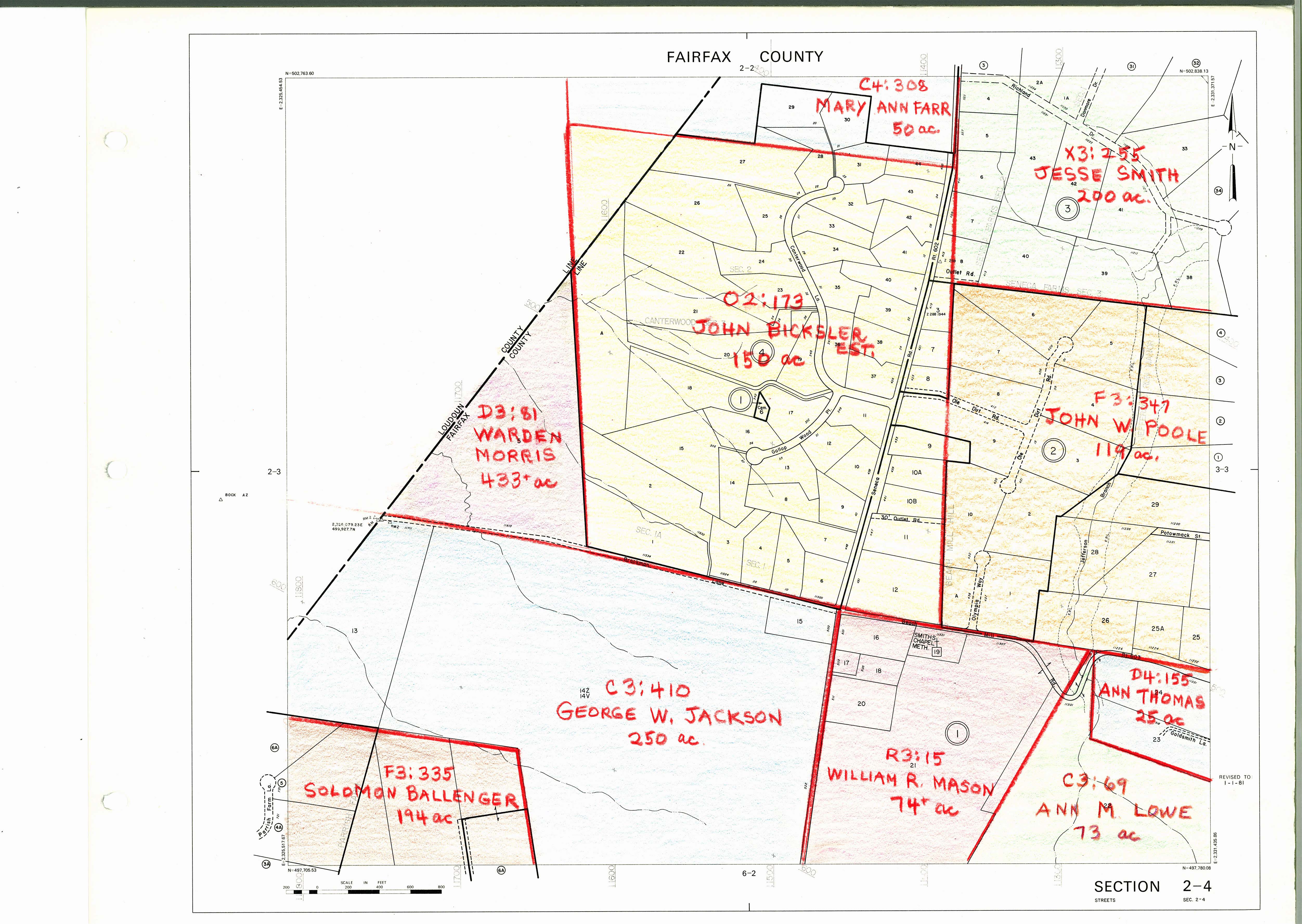 1860 Fairfax County Maps | History Commission