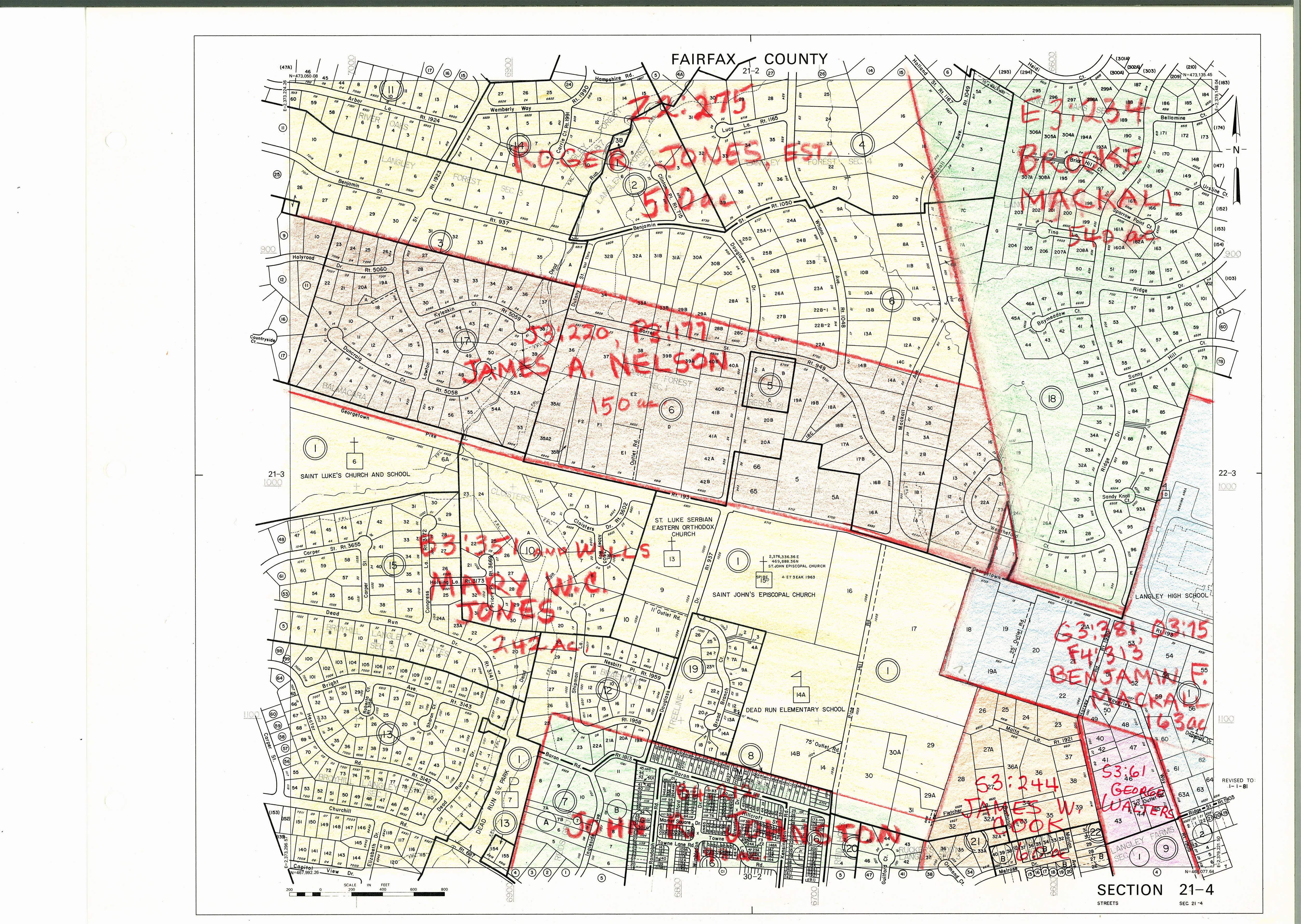 1860 Fairfax County Maps | History Commission