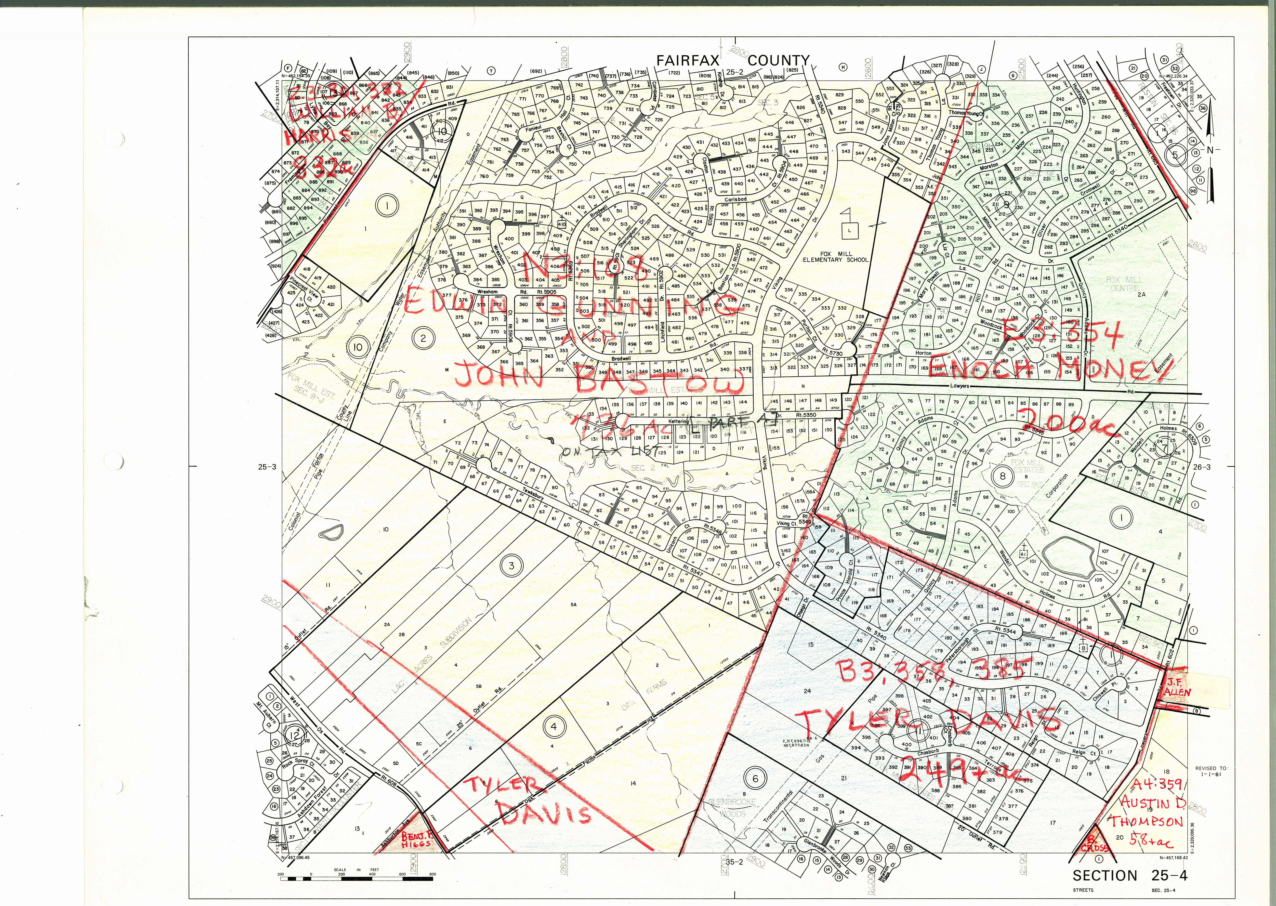 1860 Fairfax County Maps | History Commission
