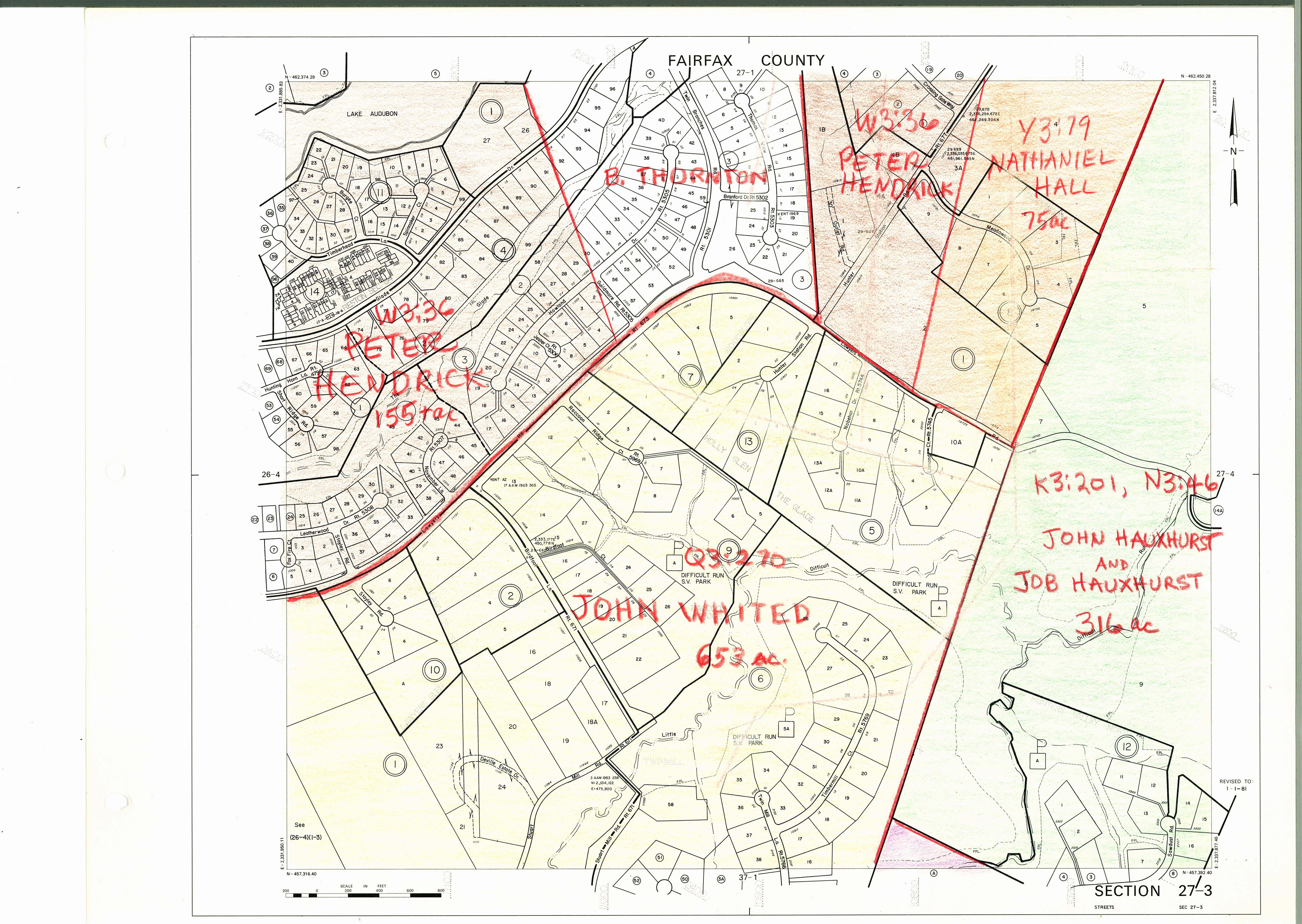 1860 Fairfax County Maps | History Commission image.