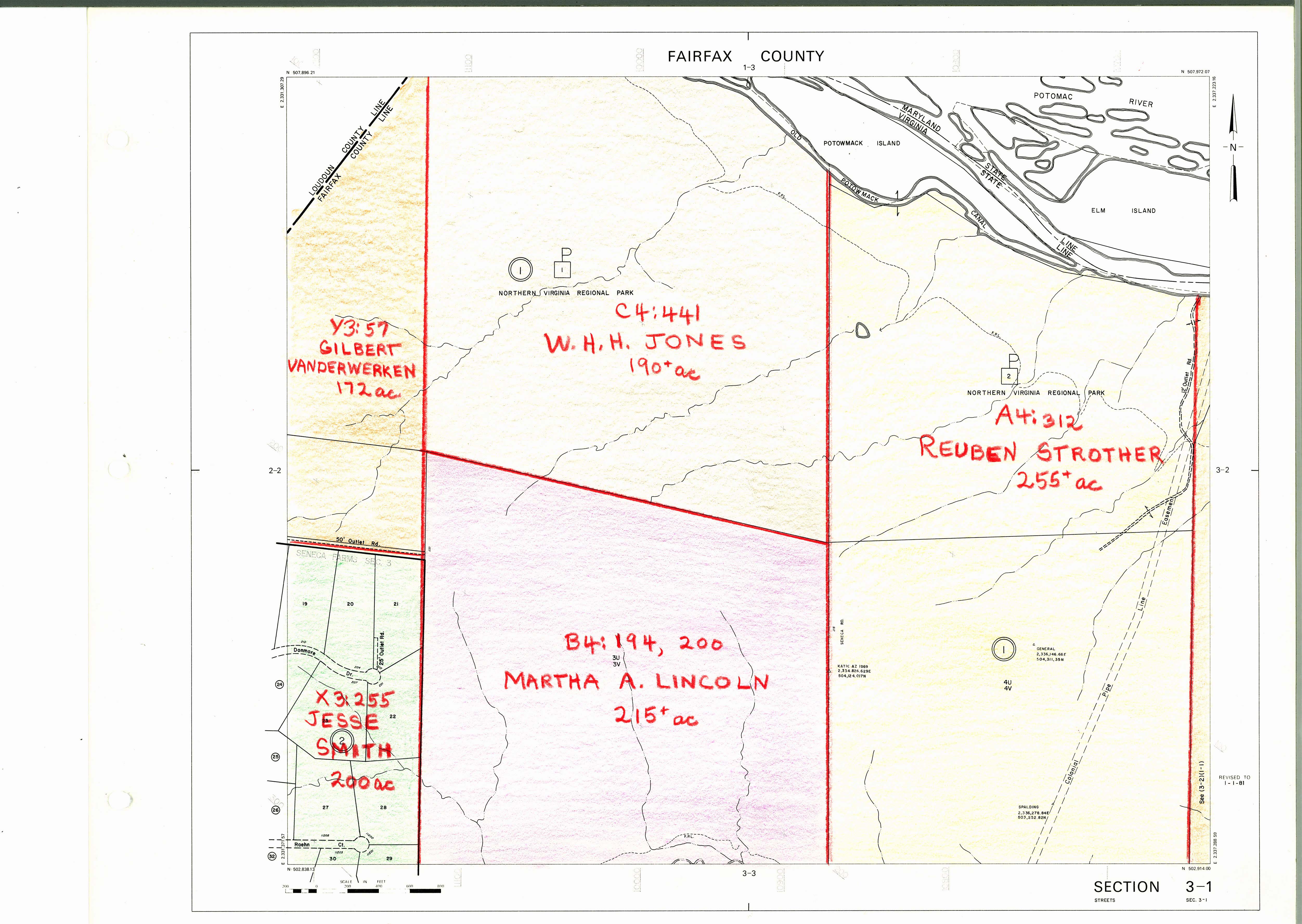 1860 Fairfax County Maps History Commission