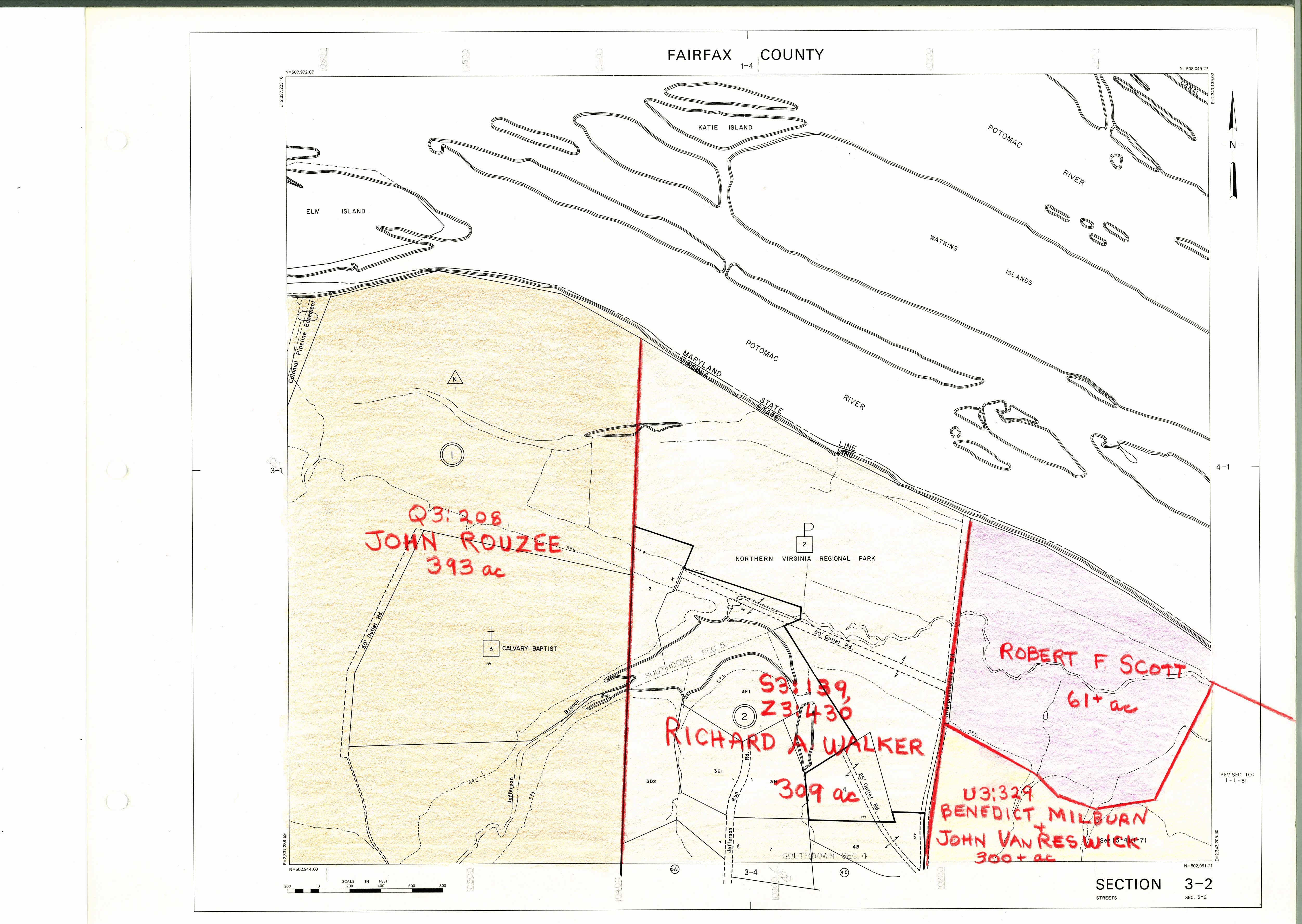 1860 Fairfax County Maps | History Commission image.