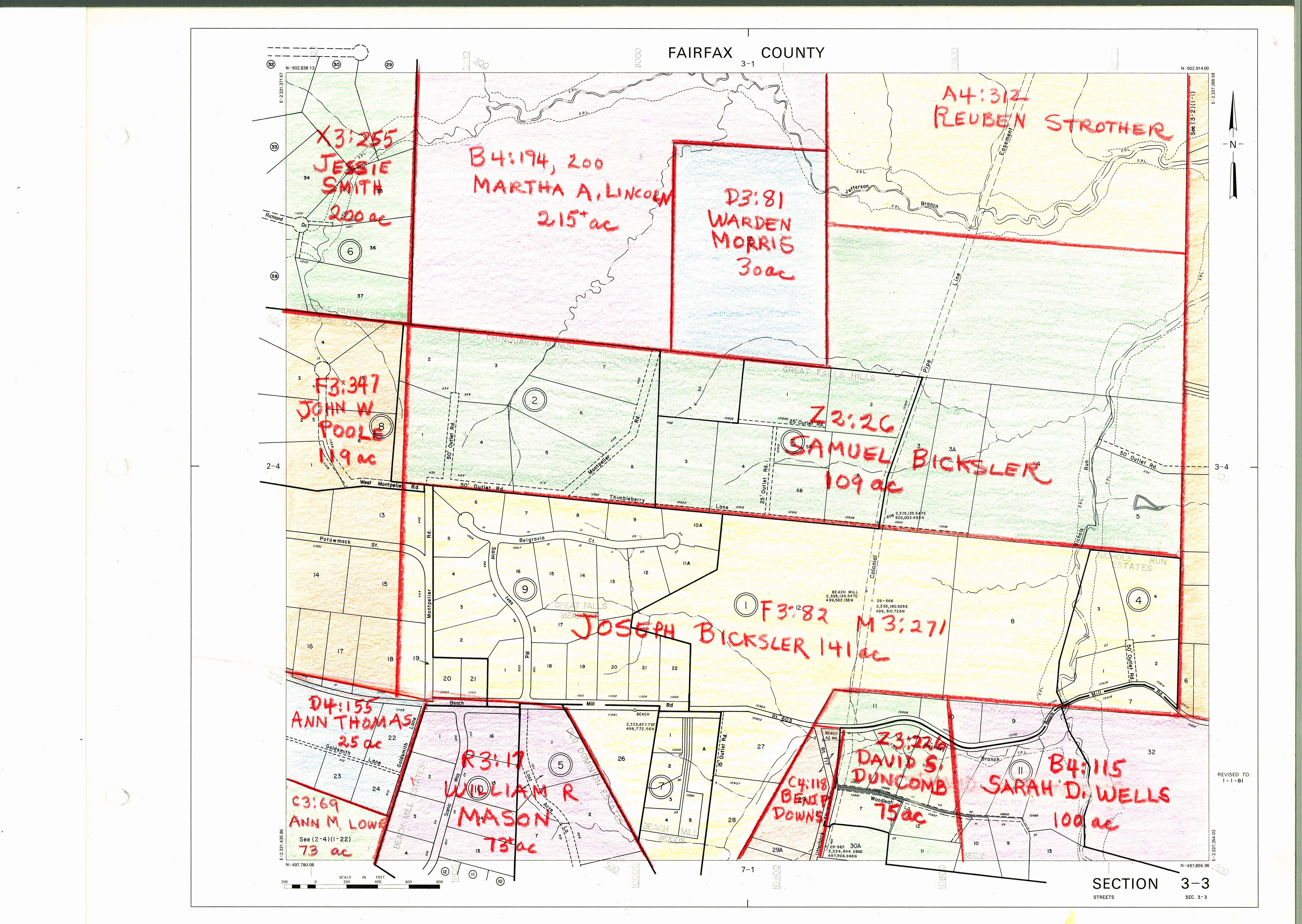 1860 Fairfax County Maps | History Commission