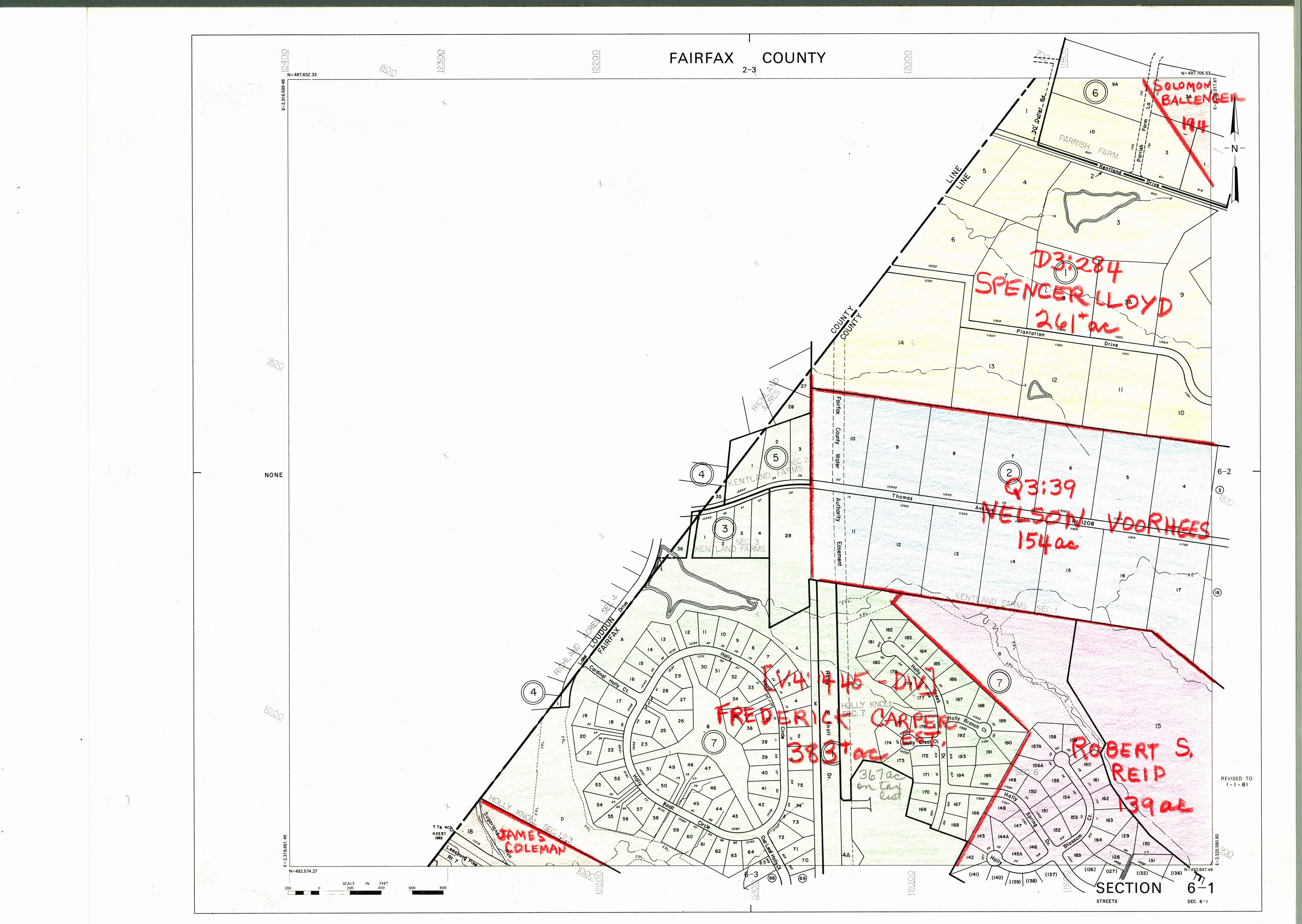 1860 Fairfax County Maps | History Commission