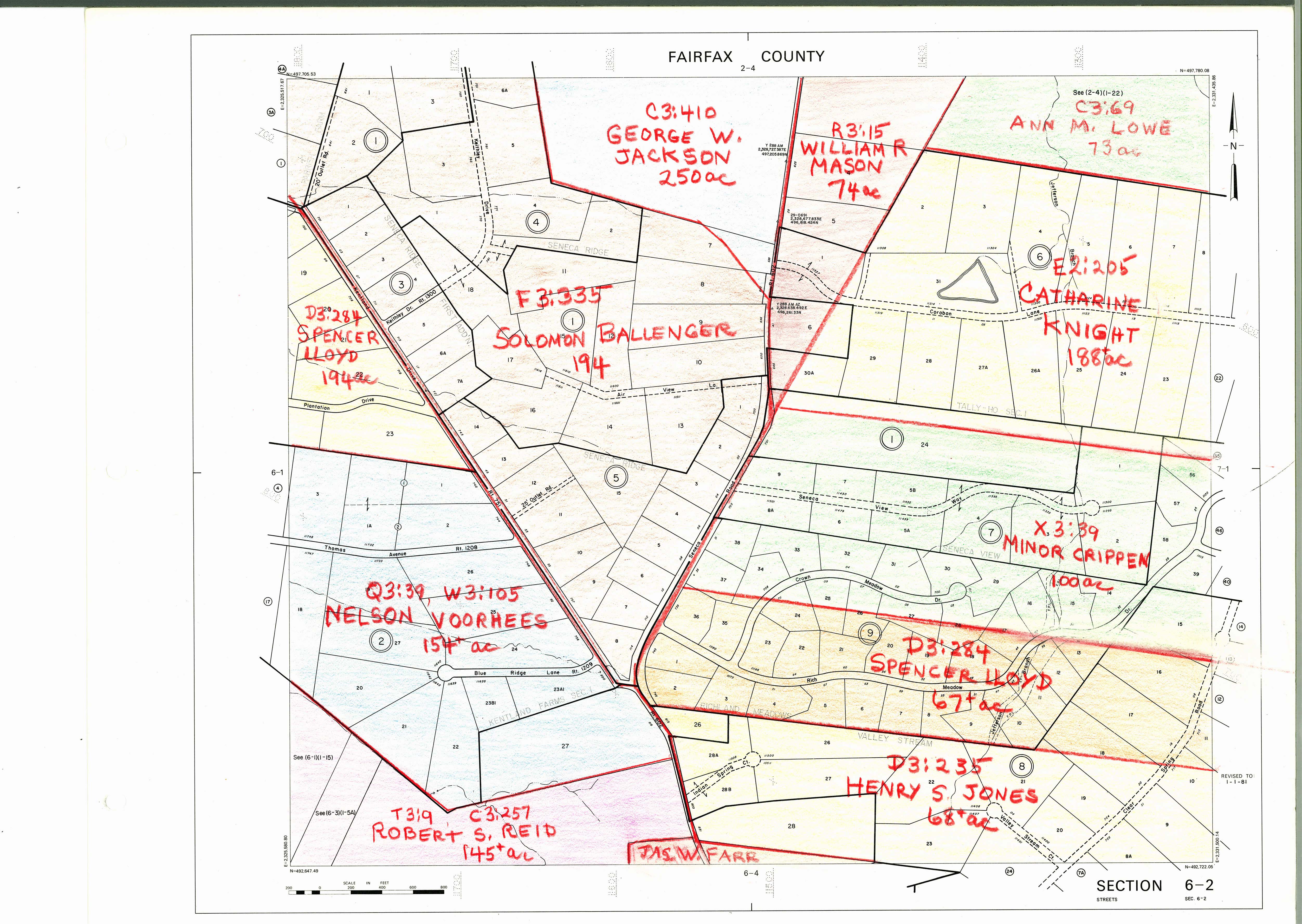 1860 Fairfax County Maps | History Commission