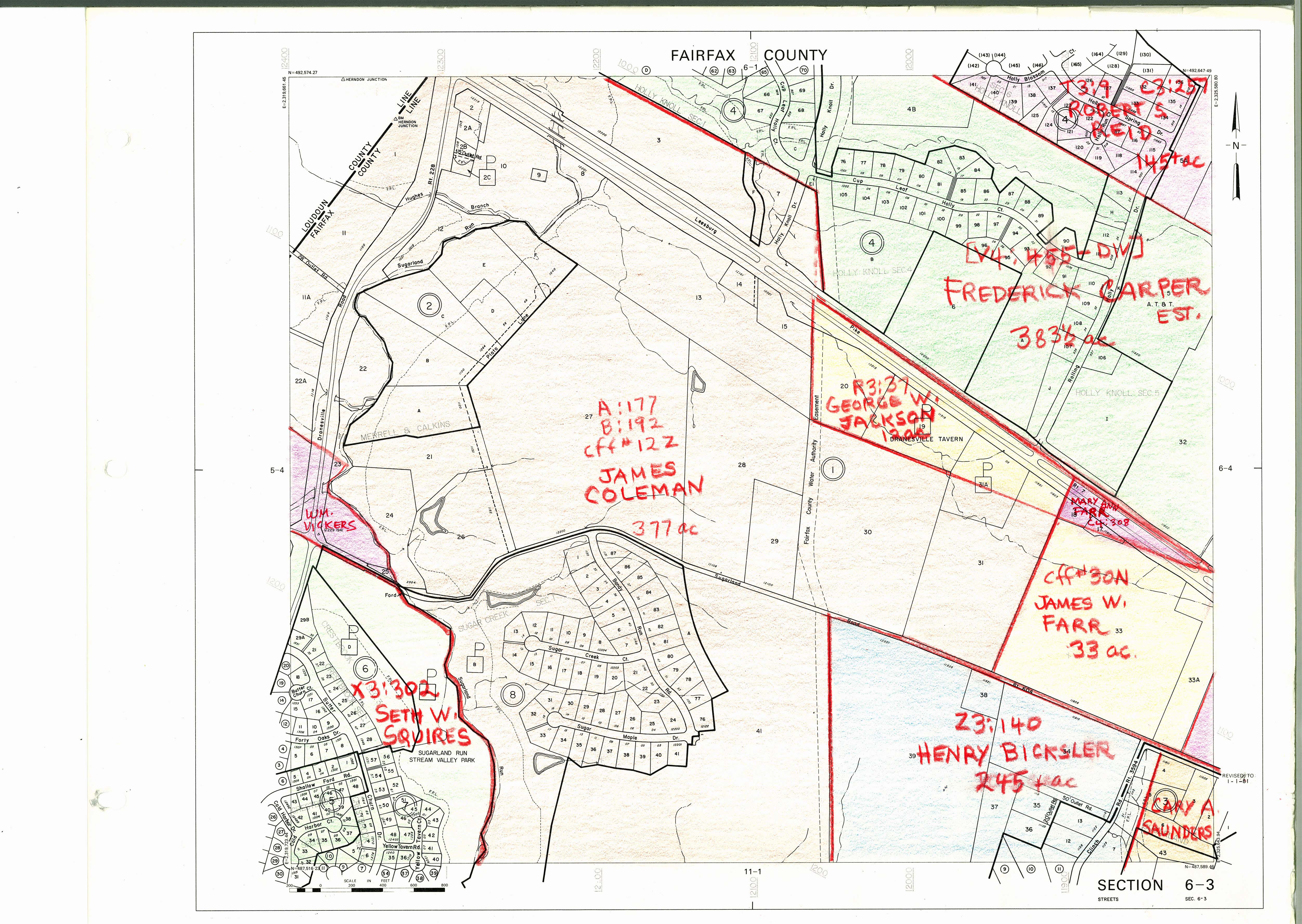 1860 Fairfax County Maps | History Commission
