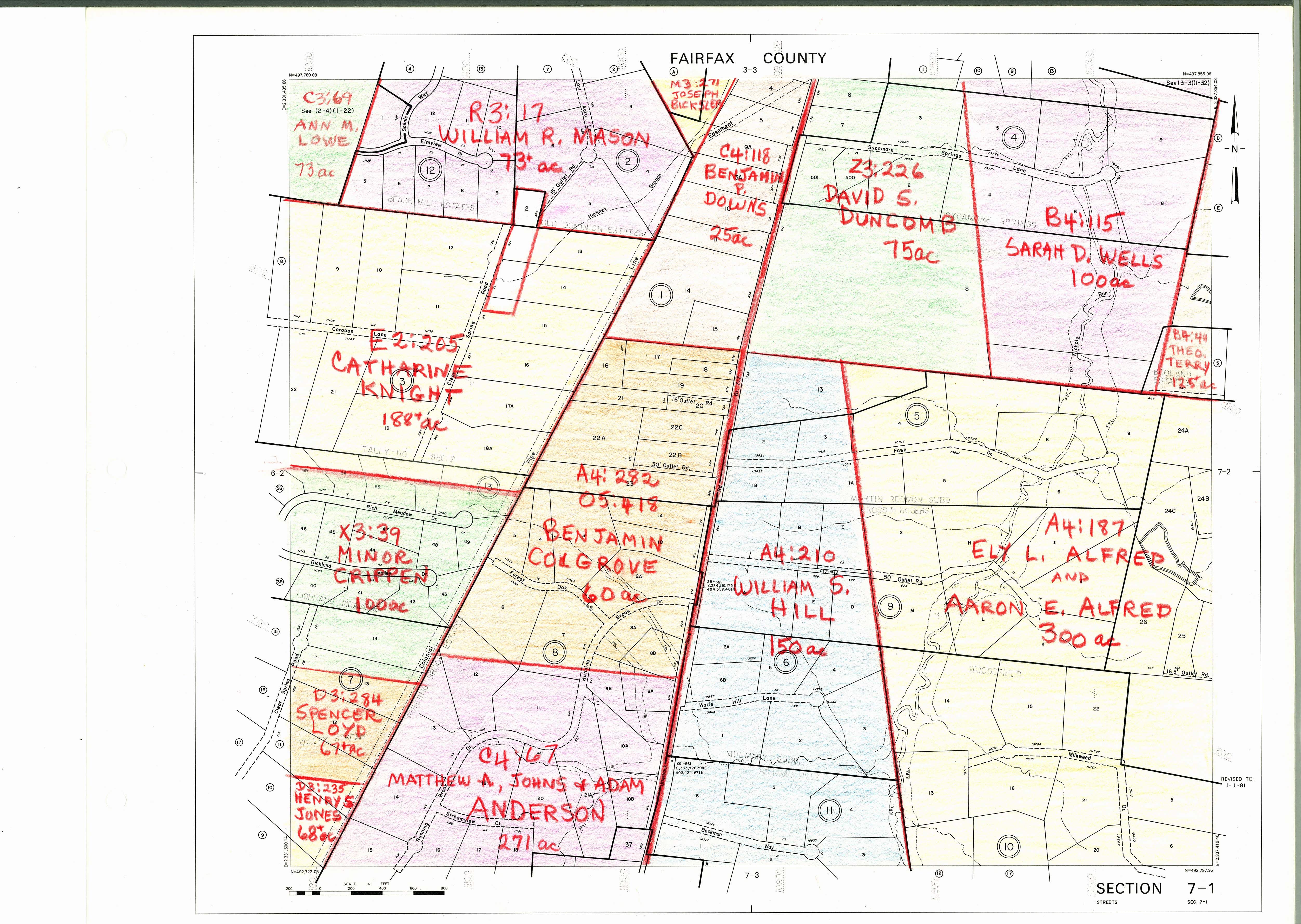 1860 Fairfax County Maps | History Commission