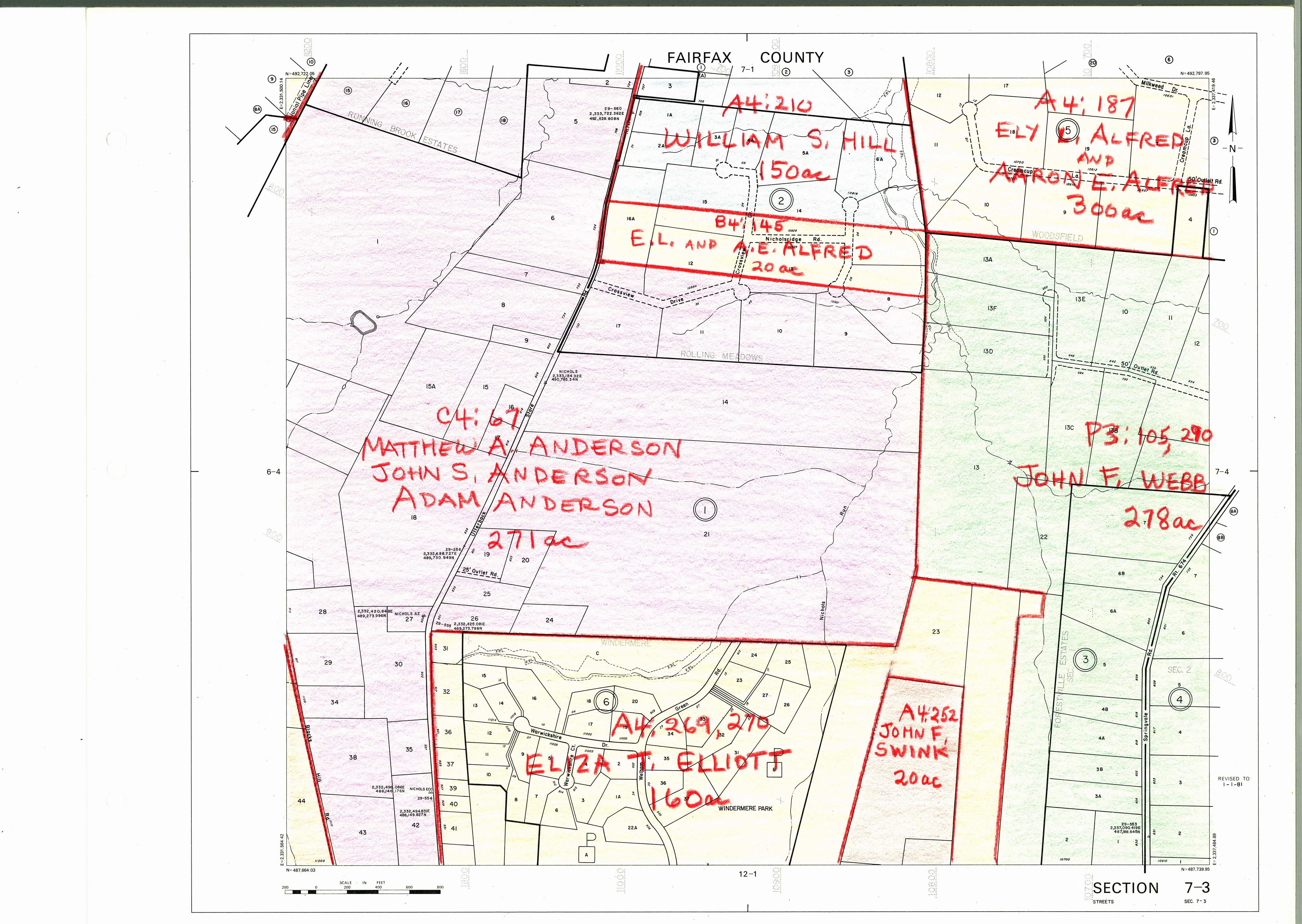 1860 Fairfax County Maps | History Commission