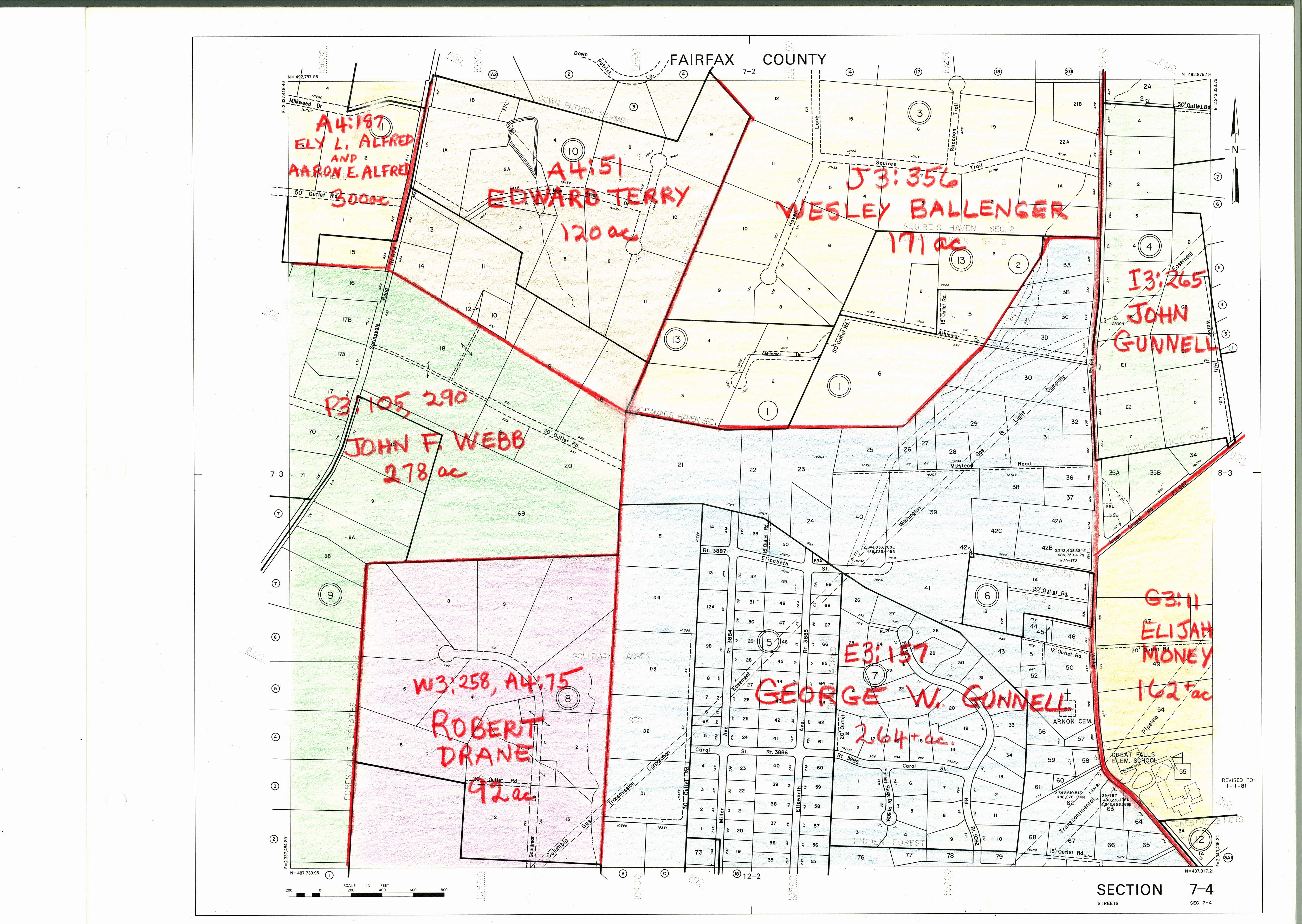 1860 Fairfax County Maps | History Commission
