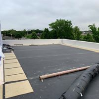 Outside view of Bailey's Shelter and Supportive Housing construction, top area