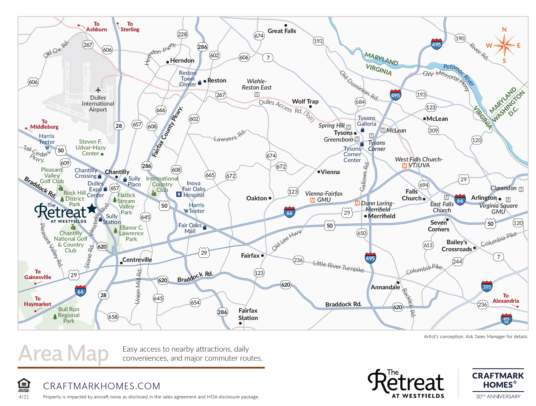 area map