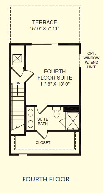 Fourth floor layout