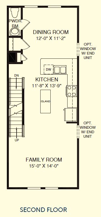 Second floor layout