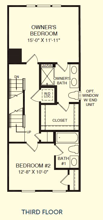Third floor layout