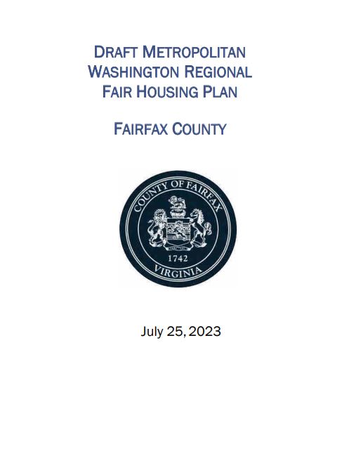 Regional Fair Housing Plan cover