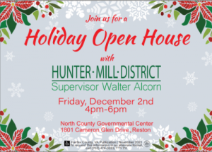 holiday open house invite for Dec 2