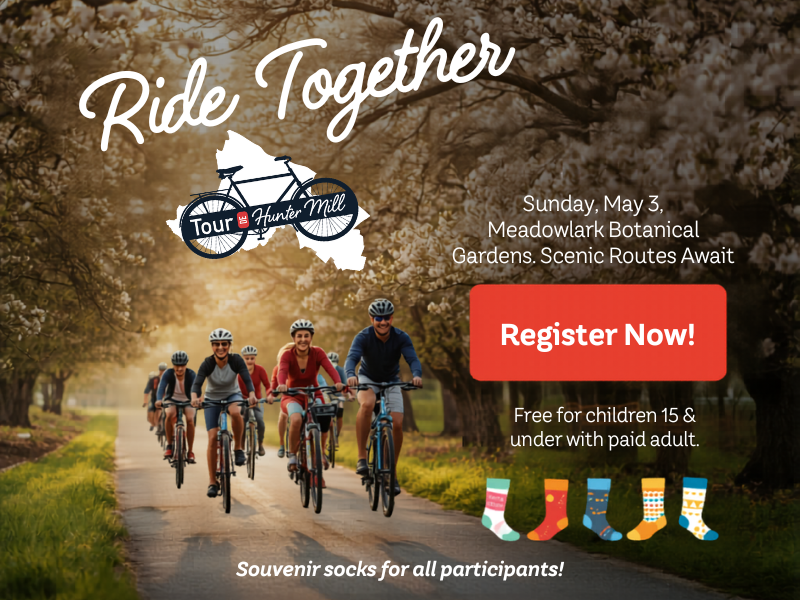 Ride Together. Tour de Hunter Mill is May 3, 2026
