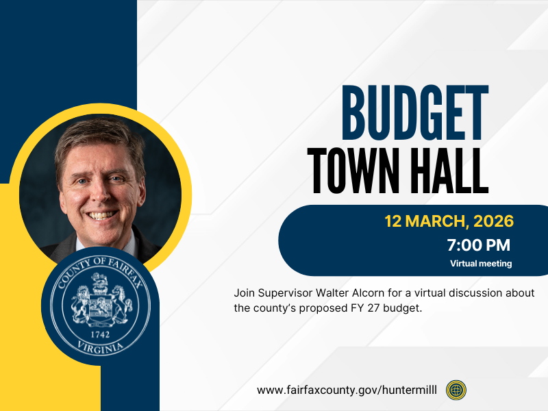 Budget town hall meeting on March 12, 2026