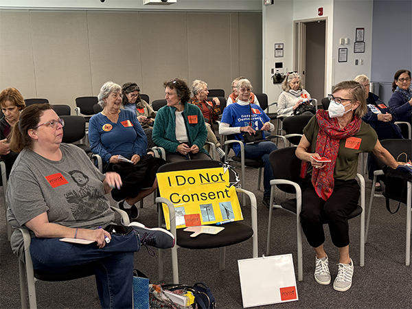 DeFlock members at the committee meeting.