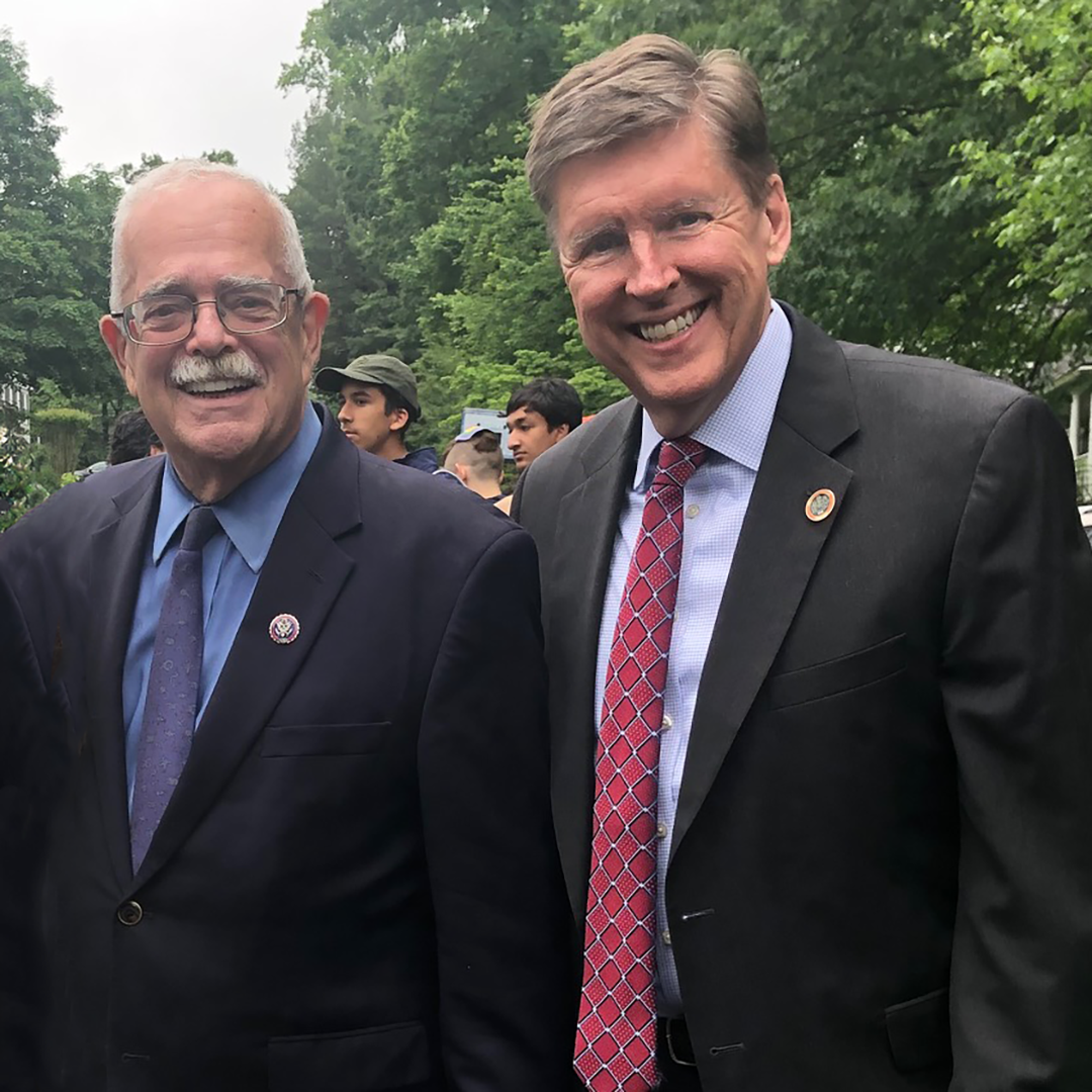 Supervisor Walter Alcorn with Congressman Gerry Connolly