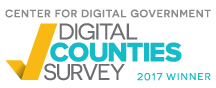 Digital Counties Survey 2017 Award logo