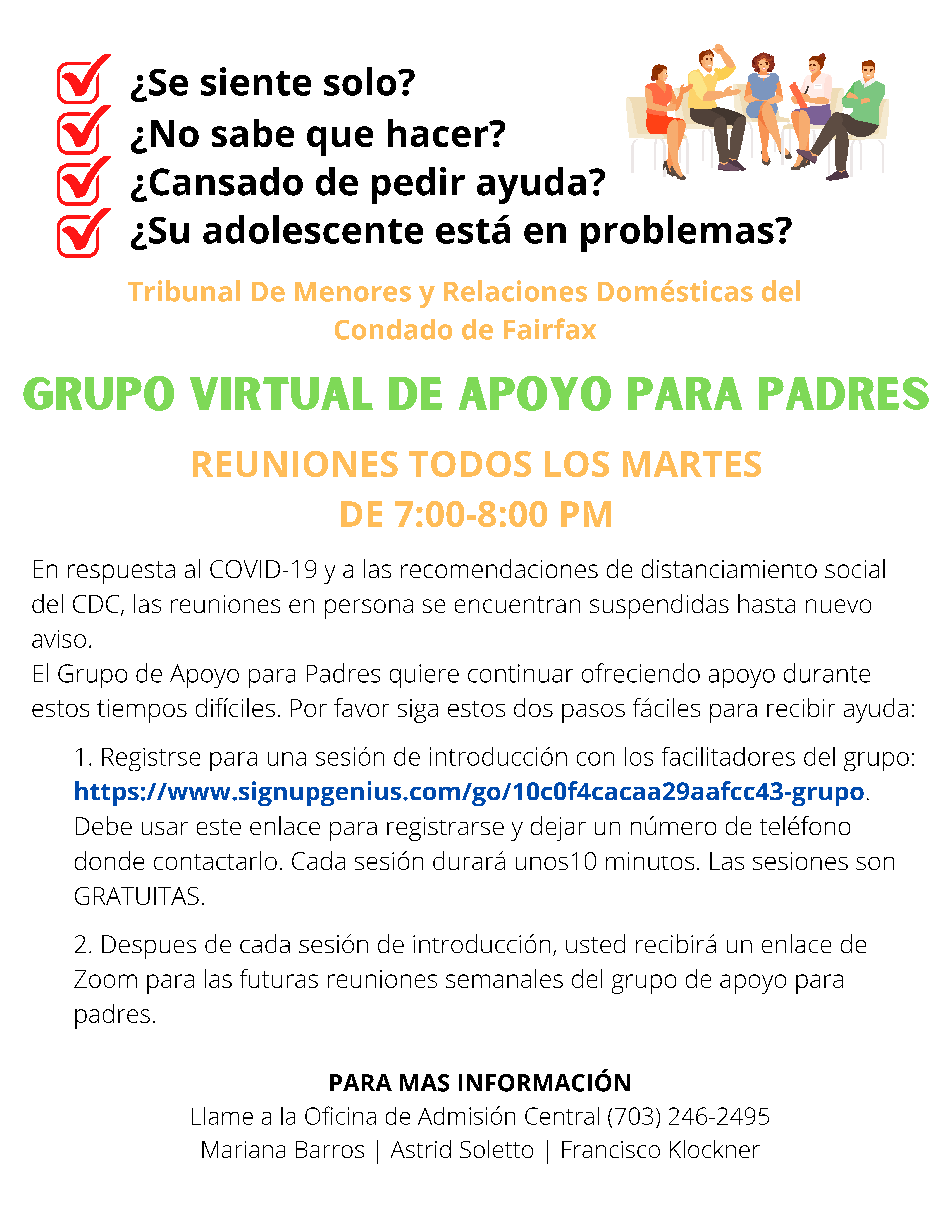 Parent Support Group - Spanish