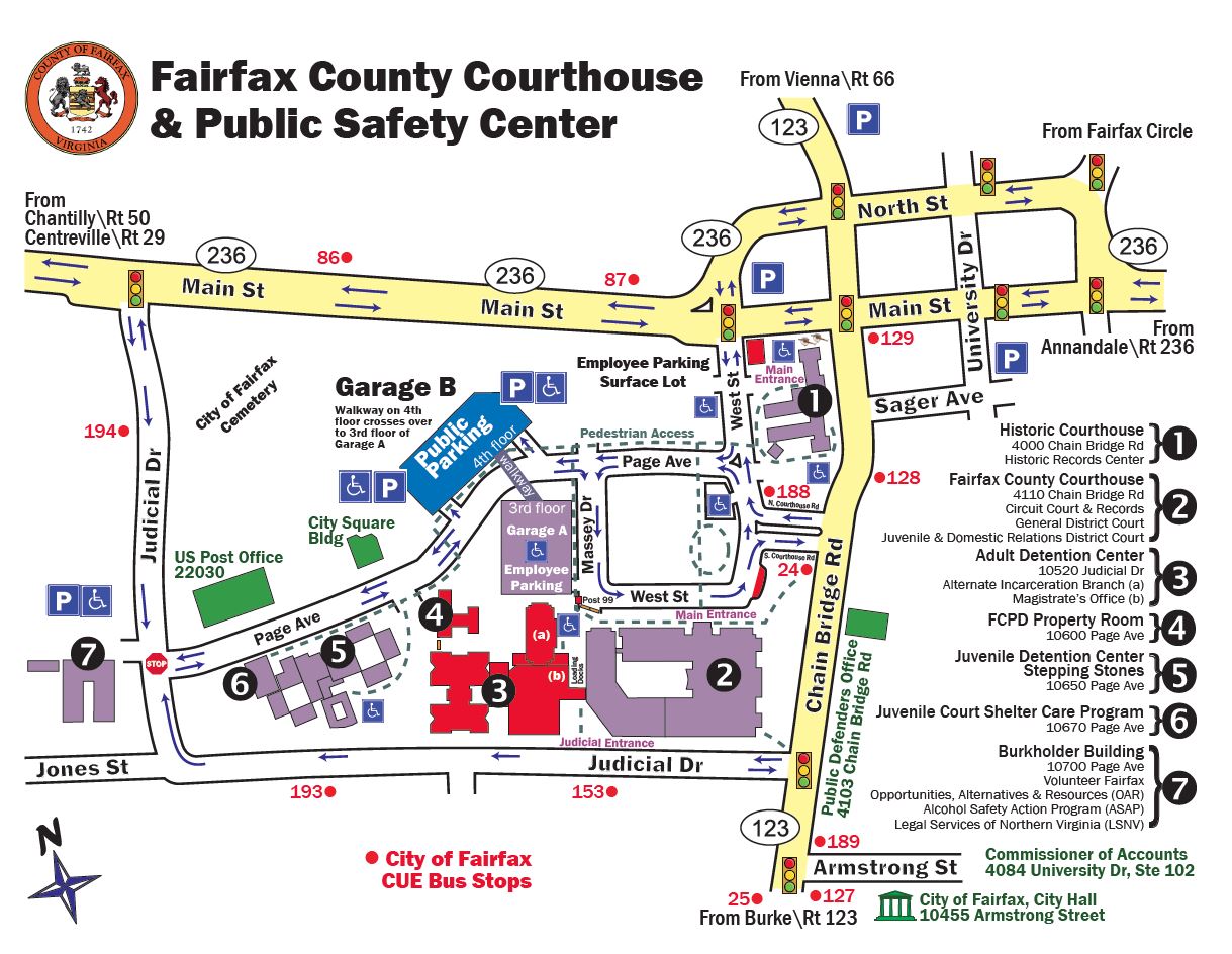 Complex Map Juvenile and Domestic Relations District Court
