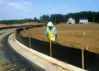 Erosion Fencing with Inspector