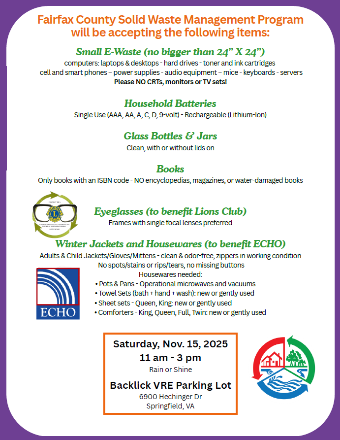 Fairfax Recycles Day