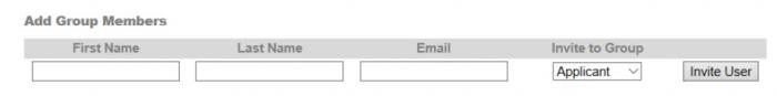 screenshot of adding group members in ProjectDox