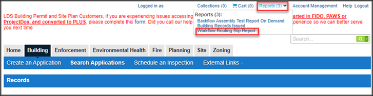 workflow routing slip