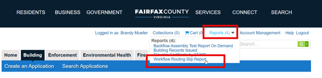 Workflow Routing Slip