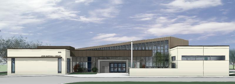 Rendering of John Marshall Library