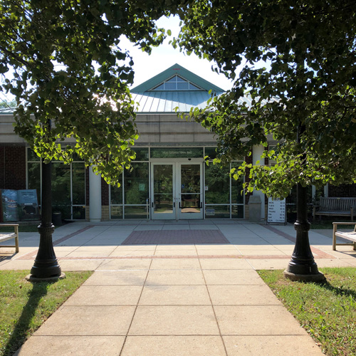 Great Falls Community Library main entrance