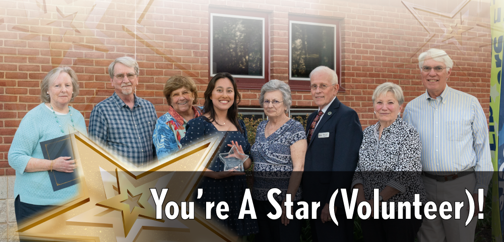 You’re A Star (Volunteer)! Image Header Showing Star Volunteer Winners