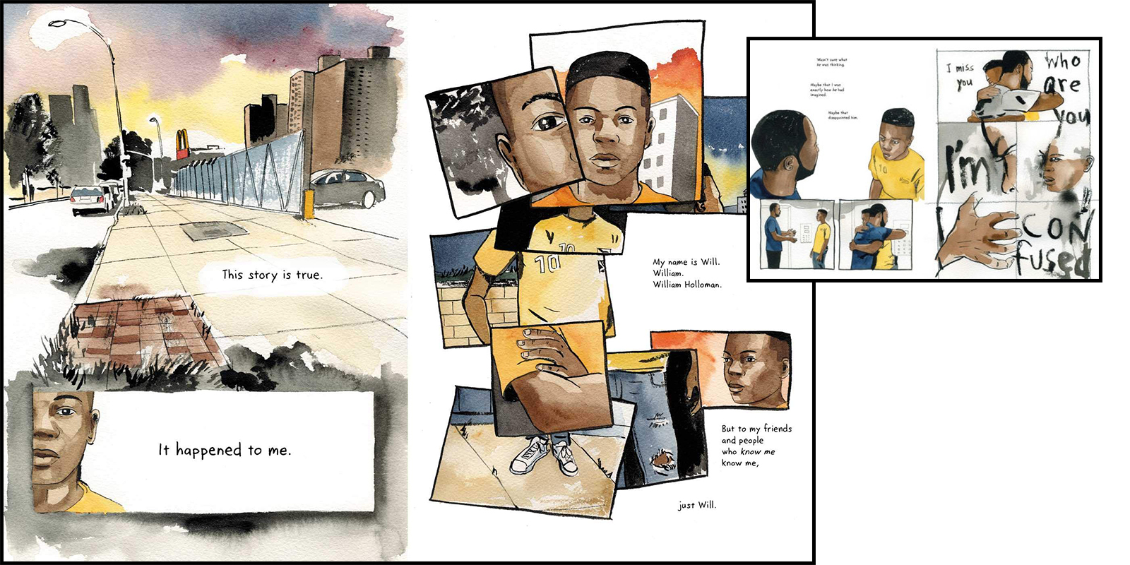 Long Way Down : The Graphic Novel illustrations