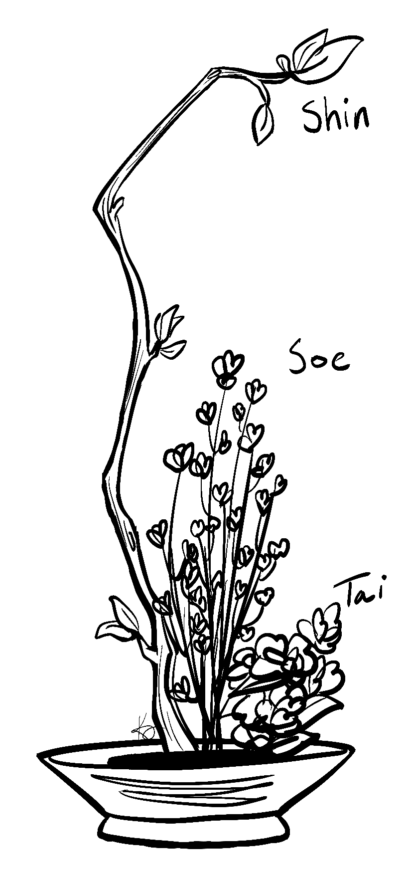 ikebana diagram
