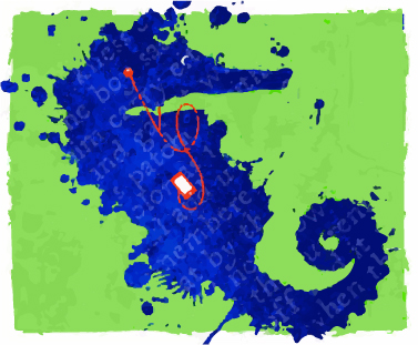 CSLP Tails and Tales (TM) seahorse