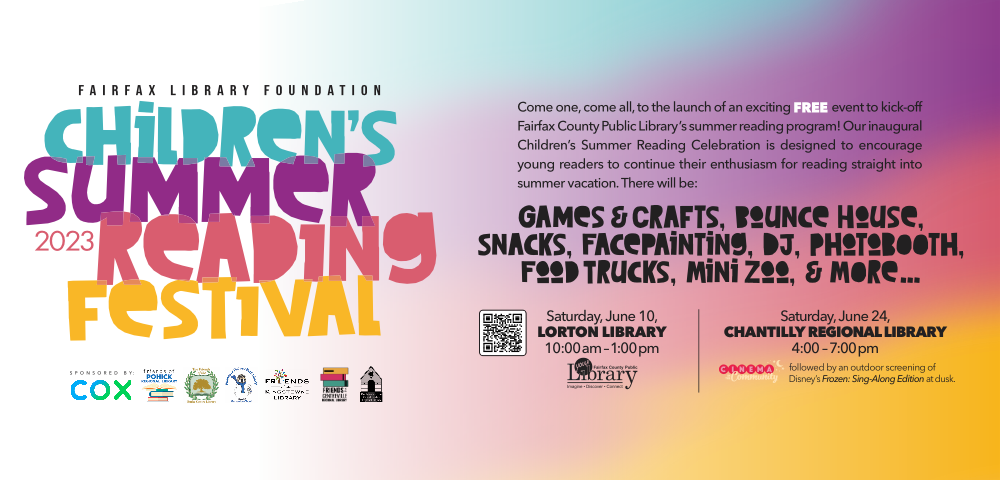 Celebrate Our Summer Reading With Two Kick-Off Festivals.