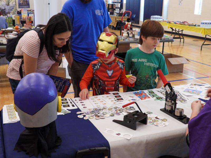 Family enjoys FCPL's Fandomania on Saturday, May 20. 