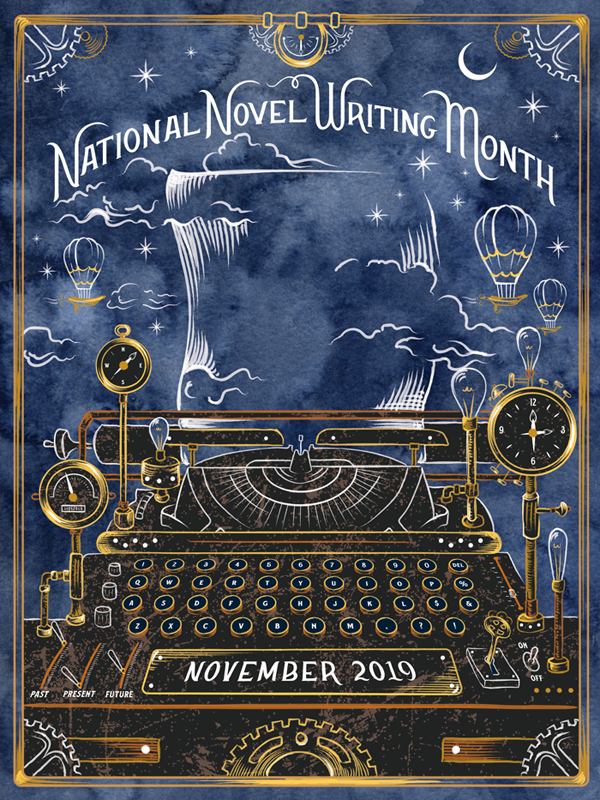 NaNoWriMo 2019 Poster