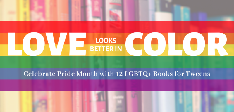 Love look better in Color rainbow book covers