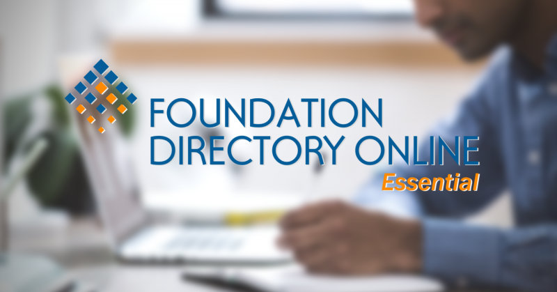 Foundation Directory Online Essential