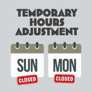 FCPL temporary hours adjustment