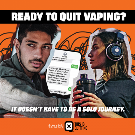 Ready to Quit Vaping? It doesn't have to be a solo journey. 