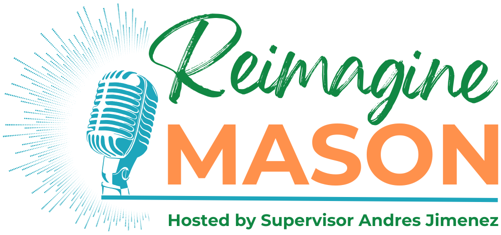 Reimagine Mason Podcast Logo 