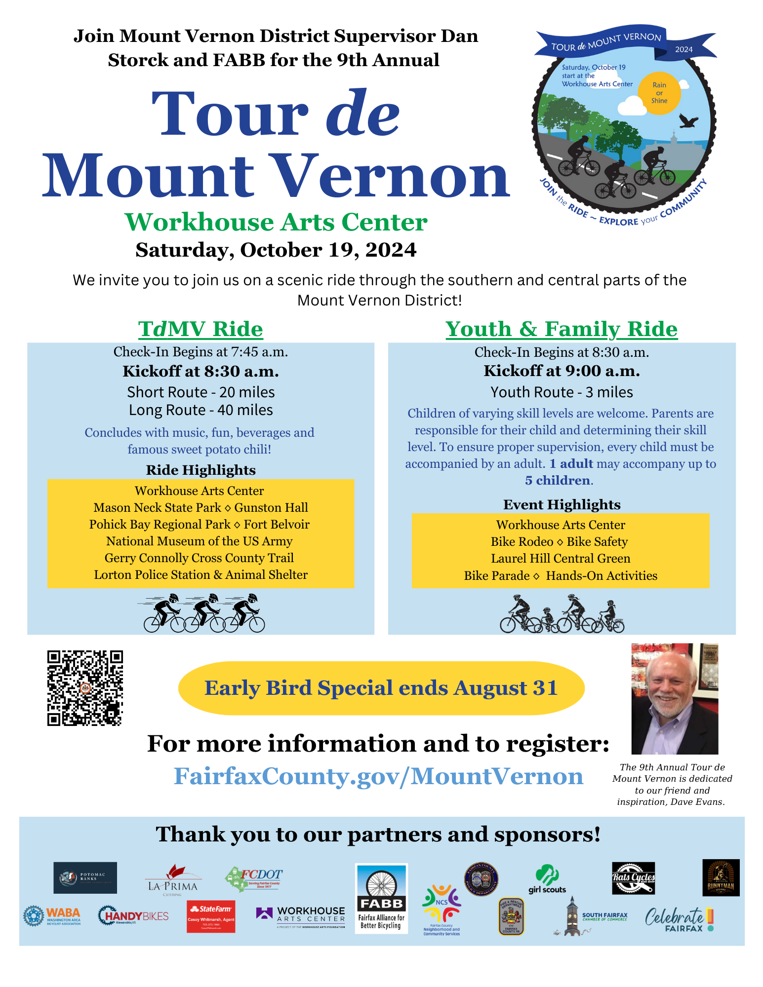 Tour de Mount Vernon 2024 English Flyer