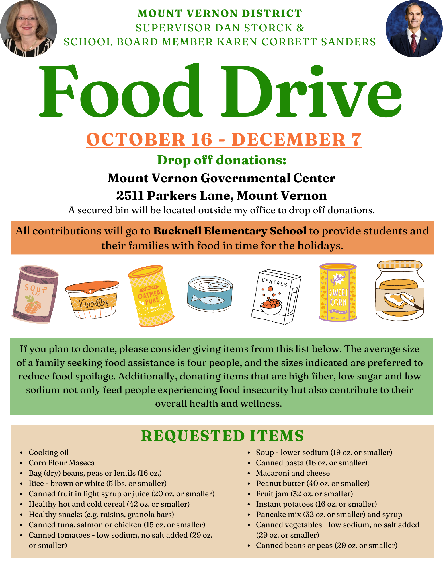 Holiday Food Drive