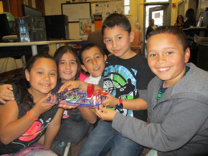 children playing at community center