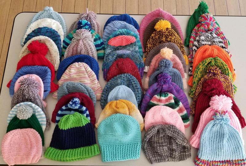 Handmade winter hats